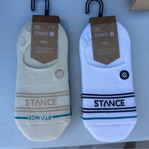 Stance Men's Casual Socks - Cream, White, and Navy 6 pairs